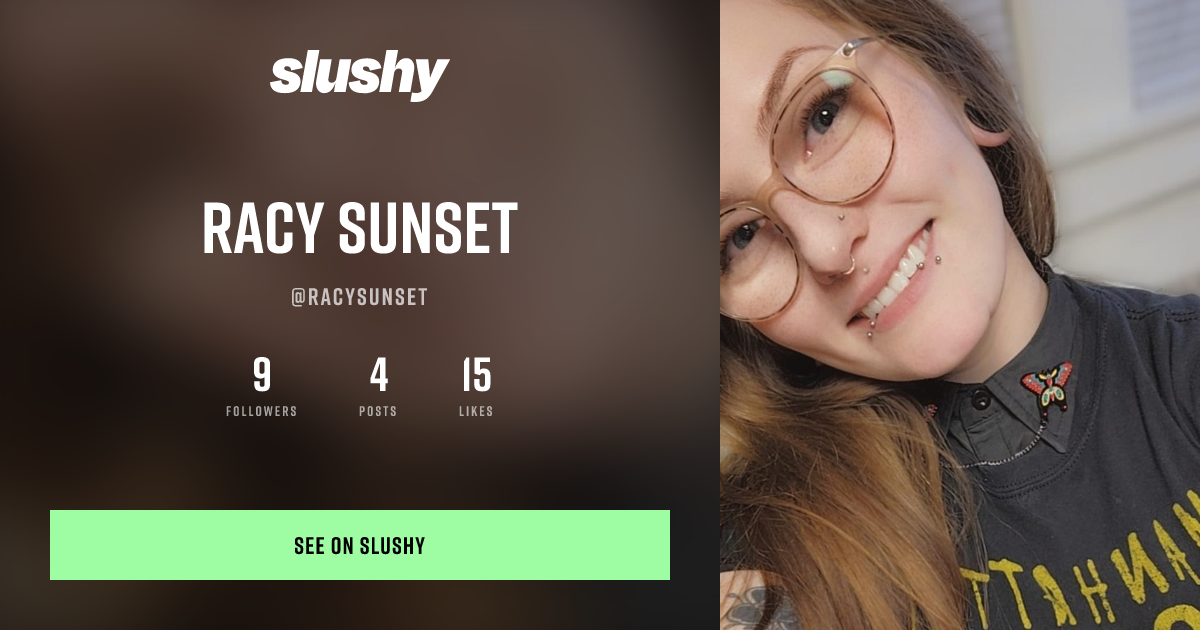 Racy Sunset (@RacySunset) — American Vegan Creator | Slushy