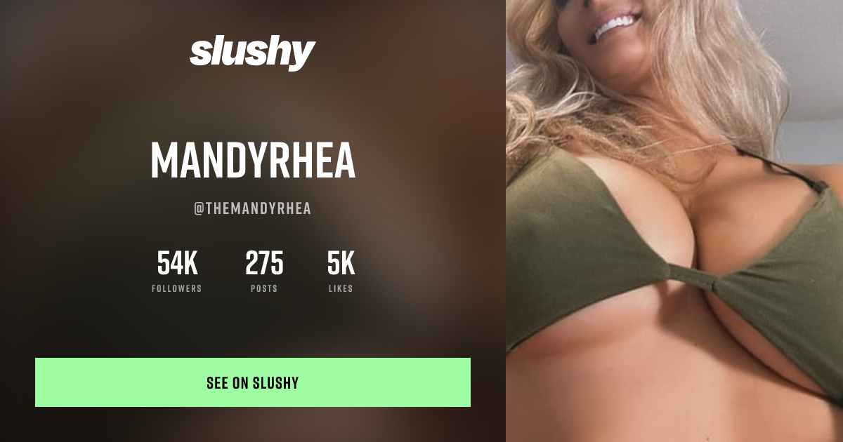 MandyRhea — American Country Music Creator | Slushy