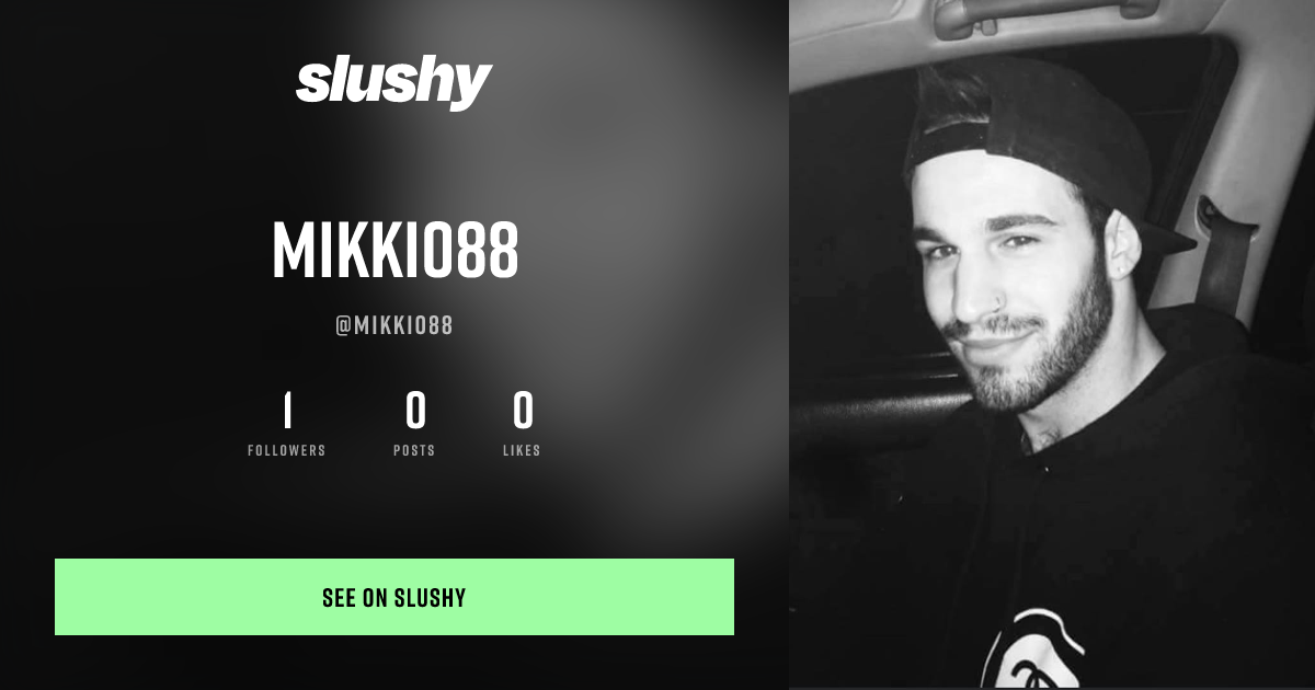 mikki088 — Exclusive Content, Chat & Video Calls | Slushy